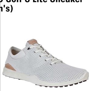 NIB Men’s Ecco S-Lite Golf Sneaker white. 9M